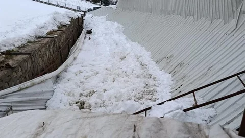 Elazığ'da Ahır Çöktü
