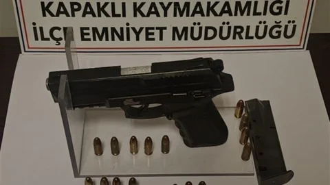 Kapaklı'da Ruhsatsız Silah Yakalandı