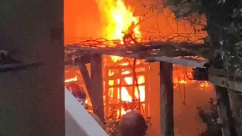 Bartın'da Odunluk Yangını Korkuttu