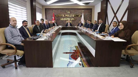 Ağrı'da Eğitim Hazırlıkları Toplantısı Yapıldı