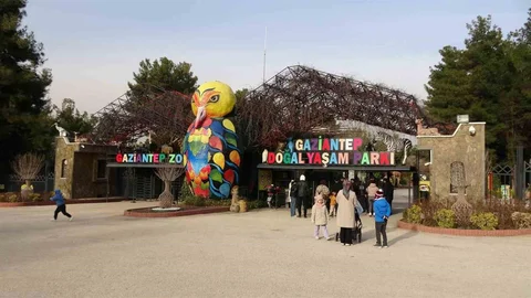 Gaziantep Doğal Yaşam Parkı’nda Yarıyıl Yoğunluğu