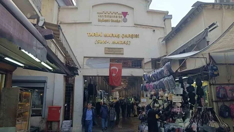 Kahramanmaraş'taki Kapalı Çarşı'da Restorasyon Tamamlanıyor
