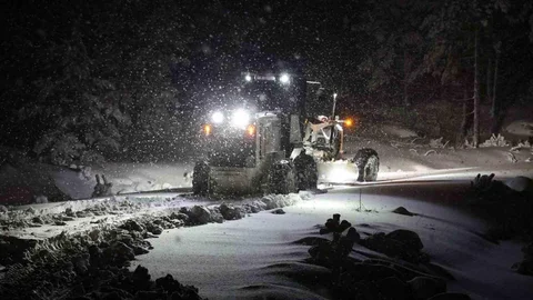 Menteşe'de Karla Mücadele Çalışmaları