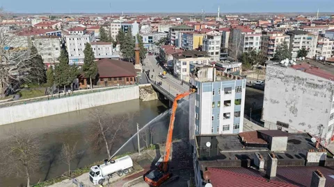 Terme Çayı Projesi'nde Yıkımlar Başladı