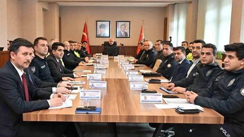 Düzce'de Asayiş Toplantısı Yapıldı