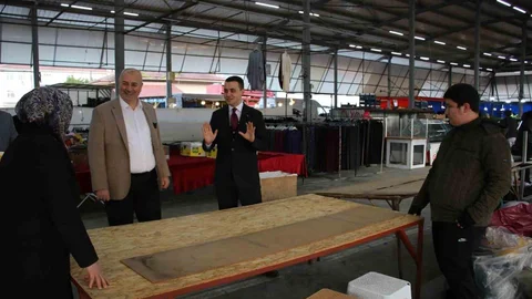 Düzce'de Pazarcı Esnafı Dinlendi