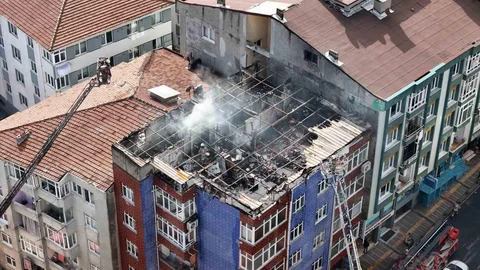 Esenler'de Yangın Paniği