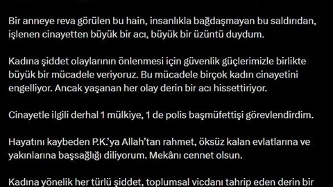Manisa'da Kadın Cinayeti Üzüntüsü
