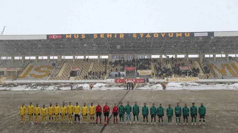 Muş'ta Muş Spor'dan Galibiyet