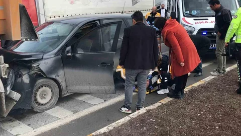 Konya'da Trafik Kazası: 1 Yaralı