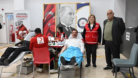 Kütahya'da Kan Bağışı Kampanyasına Destek
