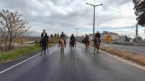 İncirliova'da Rahvan Atları Hazırlanıyor