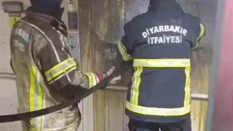 Diyarbakır'daki HES'te Yangın Çıktı