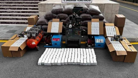 Mersin'de Kaçak Tütün Operasyonu
