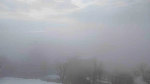 Kulp'ta Yoğun Sis Etkili Oluyor