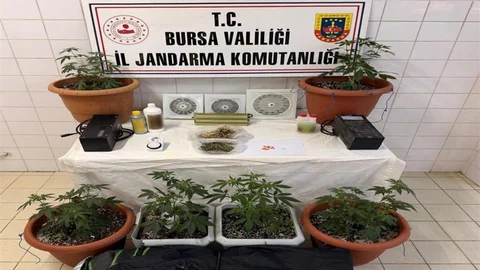 Bursa'da Uyuşturucu İmalathanesi Operasyonu