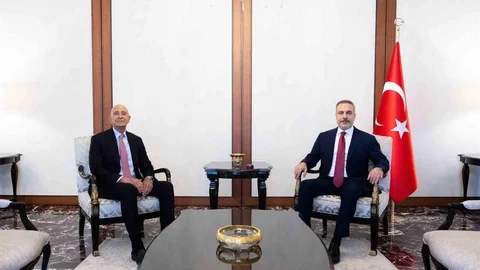 Hakan Fidan, ABD Temsilcisi Barrack'ı Kabul Etti