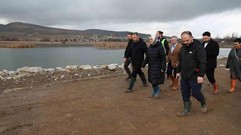 Pursaklar'da Gümüşoluk Göleti Çalışmaları Devam Ediyor