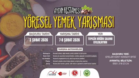 Aydın’da Yöresel Yemek Yarışması Düzenlenecek