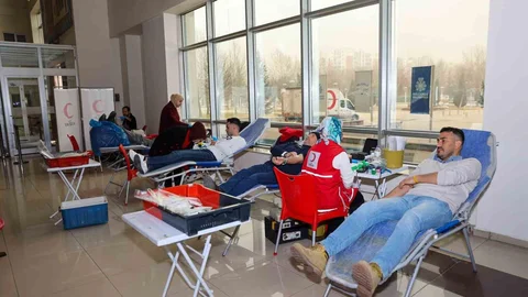 Selçuklu'da Kan Bağışı Kampanyası Desteği