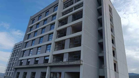 Karabük'te Öğrenci Yurdu İnşaatı Devam Ediyor