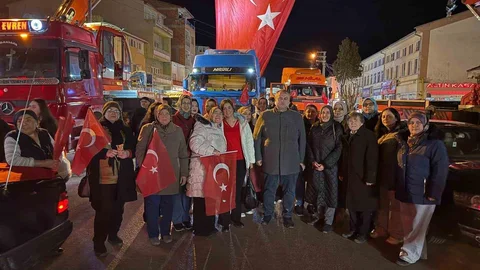 Eskişehir’de Türk Bayrağına Destek Yürüyüşü