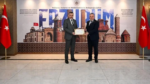 Erzurum'da Çevre Yatırımları Başarı Belgesi Verildi
