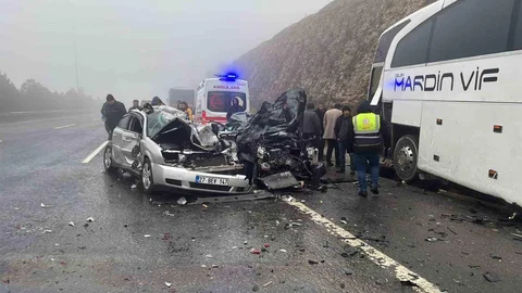 Gaziantep'te Zincirleme Kaza Meydana Geldi