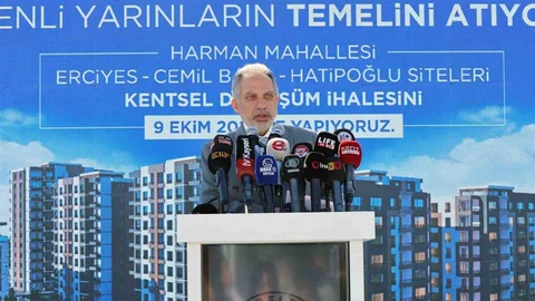 Talas'ta Kentsel Dönüşüm Projesi Başladı