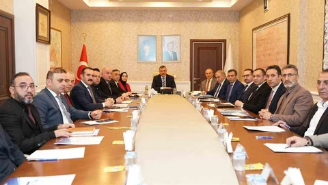 Erzurum'da Mesleki Eğitim Toplantısı Yapıldı