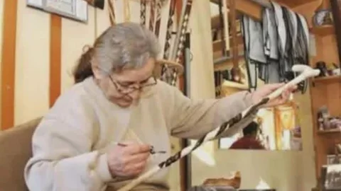 Devrek'te İlk Kadın Baston Ustası Uğurlandı