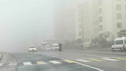 Şanlıurfa'da Sis ve Yağmur Etkili Oluyor