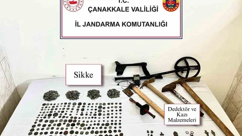 Çanakkale'de Tarihi Eser Operasyonu