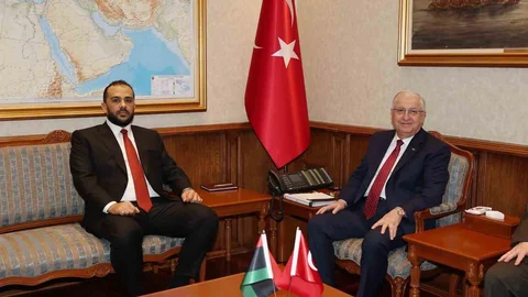 Bakan Güler, Libya Savunma Bakan Vekili Zubi'yi Ağırladı
