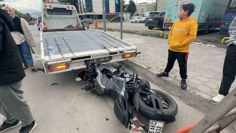 Samsun'da Motosiklet Kazası