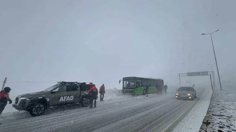 Kayseri'de Tipi Kazası Meydana Geldi