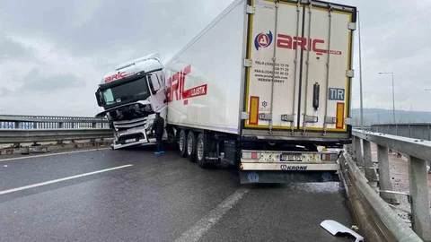 Kocaeli Kuzey Marmara Otoyolu'nda Kaza