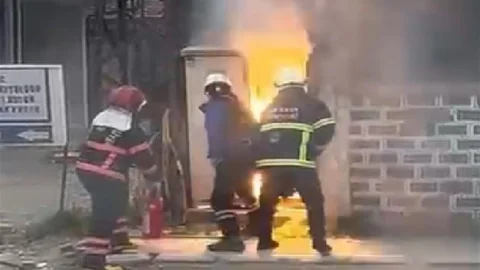 Sakarya'da Trafo Yangını Paniğe Neden Oldu