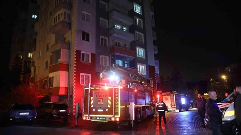 Nevşehir'de Yangın Paniği