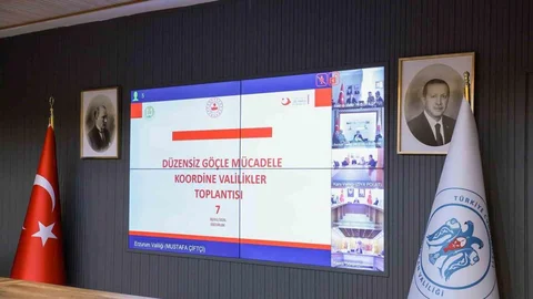 Düzensiz Göçle Mücadele Toplantısı Erzincan'da Yapıldı