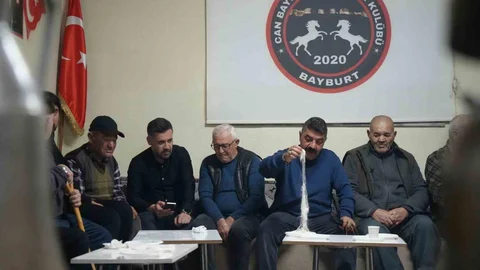 Bayburt'ta Tel Helvası Etkinliği Yapıldı