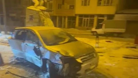 Sarıkamış'ta Trafik Kazası Gerçekleşti