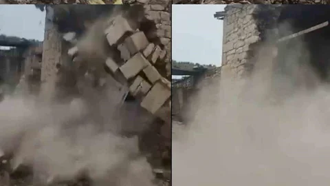 Mersin'de Ev Çöktü, Komşu Vefat Etti