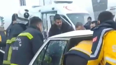 Gaziantep'te Zincirleme Kaza