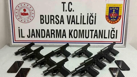 Bursa'da Jandarmadan Silah Operasyonu