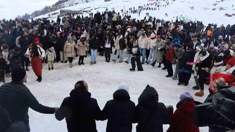 Ordu'da Kar Festivali Coşkusu