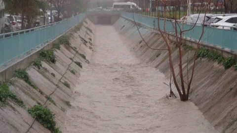 Manisa'da Sağanak Yağış Etkili Oluyor