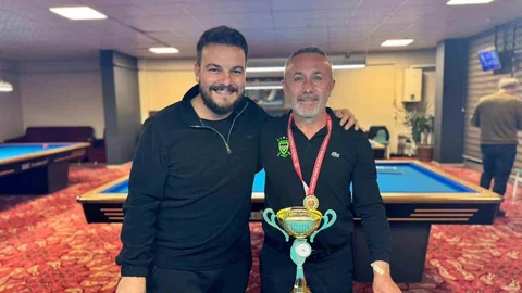Düzce'de Bilardo Şampiyonu Belli Oldu