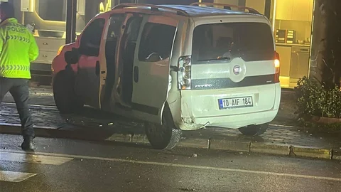 Balıkesir’de Alkollü Sürücü Kazası