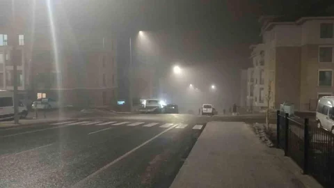 Gölbaşı'nda Yoğun Sis Etkili Oldu